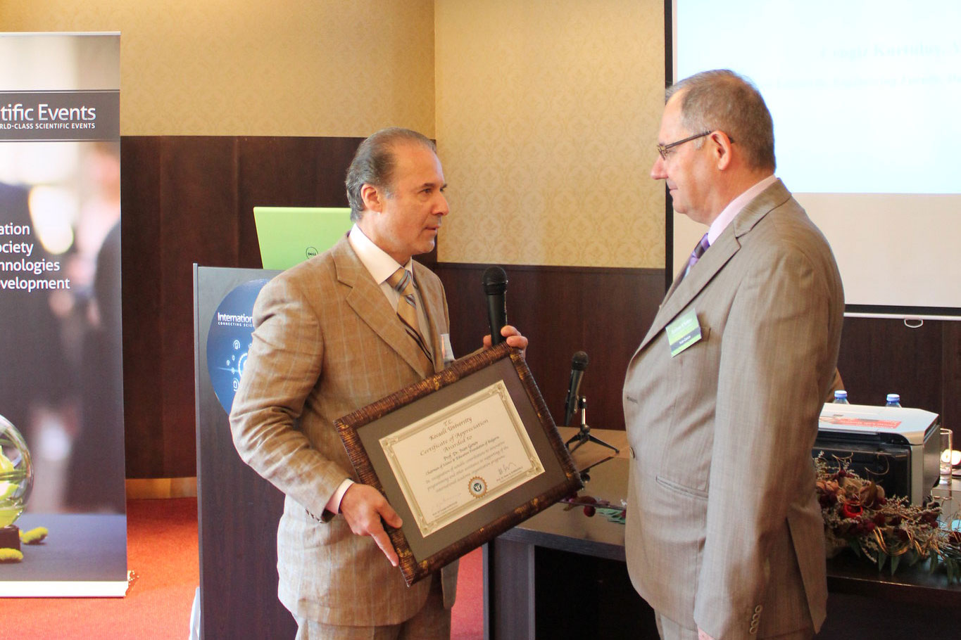 Kocaeli University Honours Ivan Genov for Contributions to International Scientific Cooperation